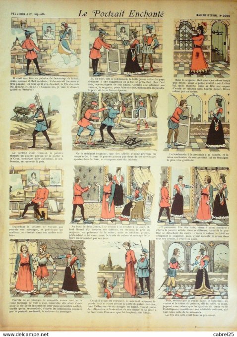 Le Portrait Enchante (Pellerin d'epinal)