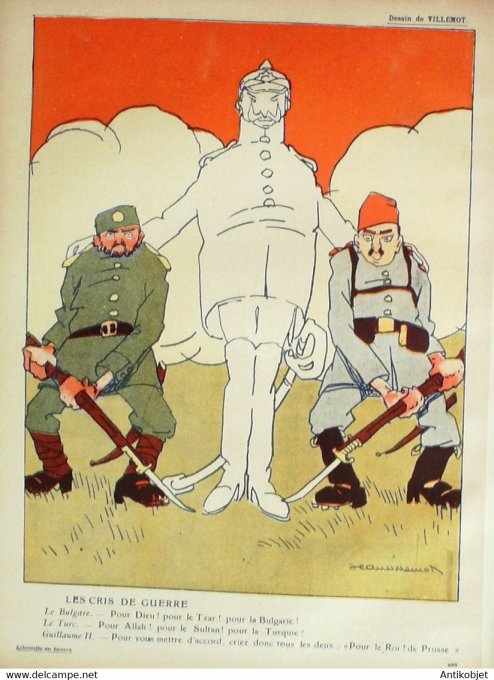 L'Assiette au beurre 1908 # 395 La question d'Orient Villemot Jean Ostoya Gris