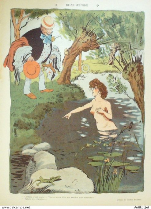 Le Rire 1904-09-17 #  85 Journal humoristique Ed.Originale Diane surprise