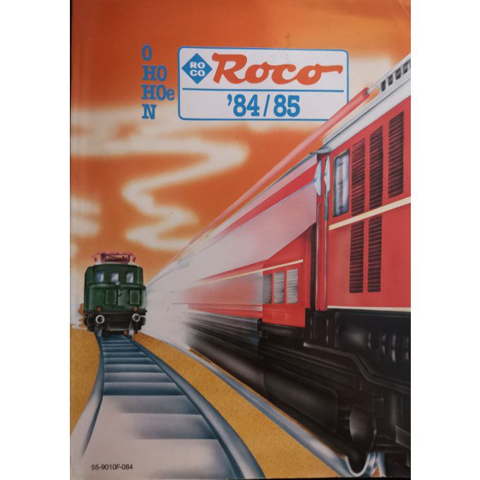 Catalogue ROCO chemins de fer Ho miniatures LOCOMOTIVES 1984/85
