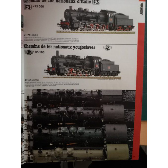 Catalogue ROCO chemins de fer Ho miniatures LOCOMOTIVES 1984/85