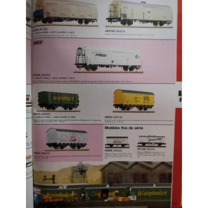 Catalogue ROCO chemins de fer Ho miniatures LOCOMOTIVES 1984/85