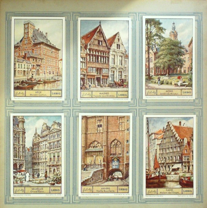 Vieux Quartiers, Vieilles Maisons De Belgique 1936