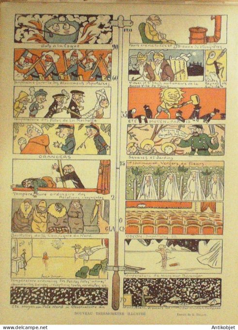 Le Rire 1902-02-15 # 380 Journal humoristique Ed.Originale Le Taureau la vache