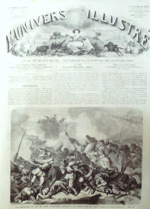 L'Univers illustré 1860 # 136 Chine Pali-Kiao Tien-Tsin coolies Aubergechinoise oeuvres  