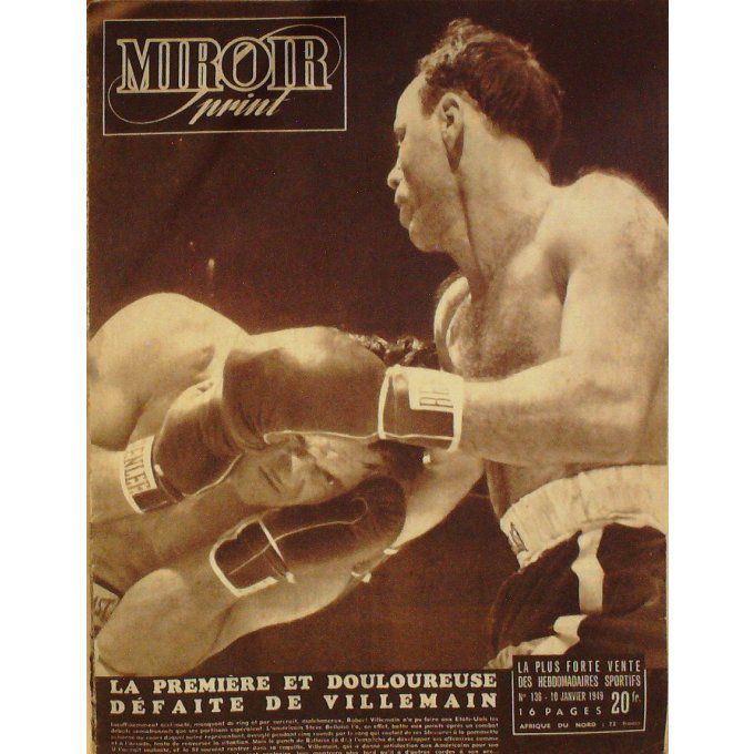 Miroir Sprint 1949 #  136 10 Jan Stock  Escudie Dauthuille Ville Main Belloise Forte
