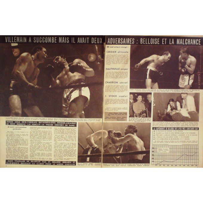 Miroir Sprint 1949 #  136 10 Jan Stock  Escudie Dauthuille Ville Main Belloise Forte