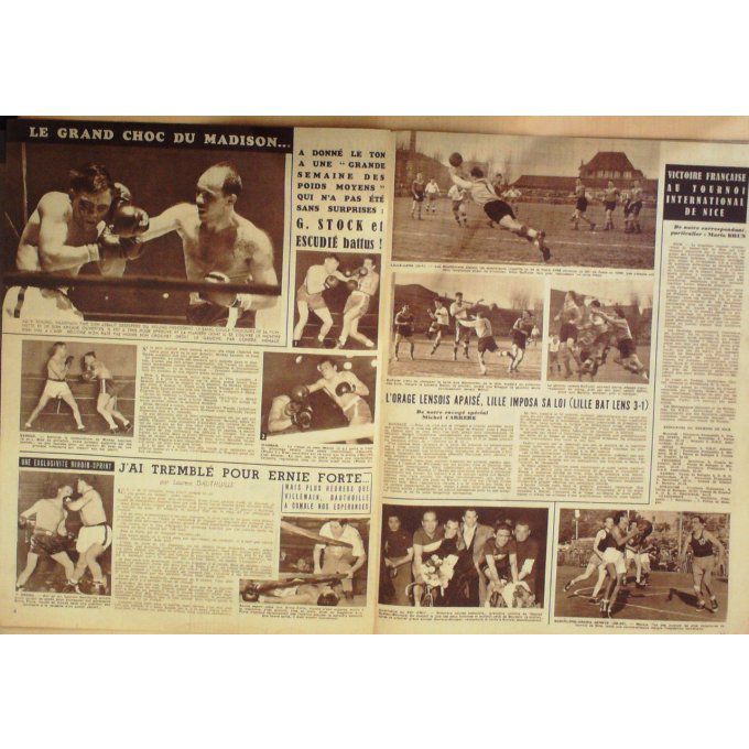 Miroir Sprint 1949 #  136 10 Jan Stock  Escudie Dauthuille Ville Main Belloise Forte