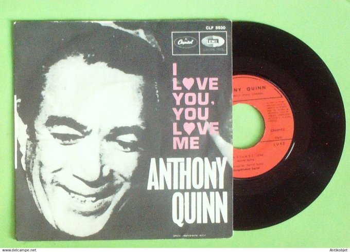 Quinn Anthony 45T SP I love you you love me 1978