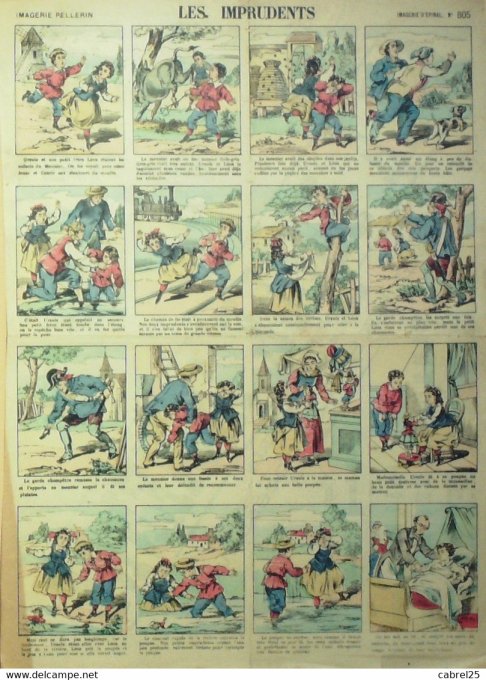Les Imprudents  (Pellerin d'epinal)