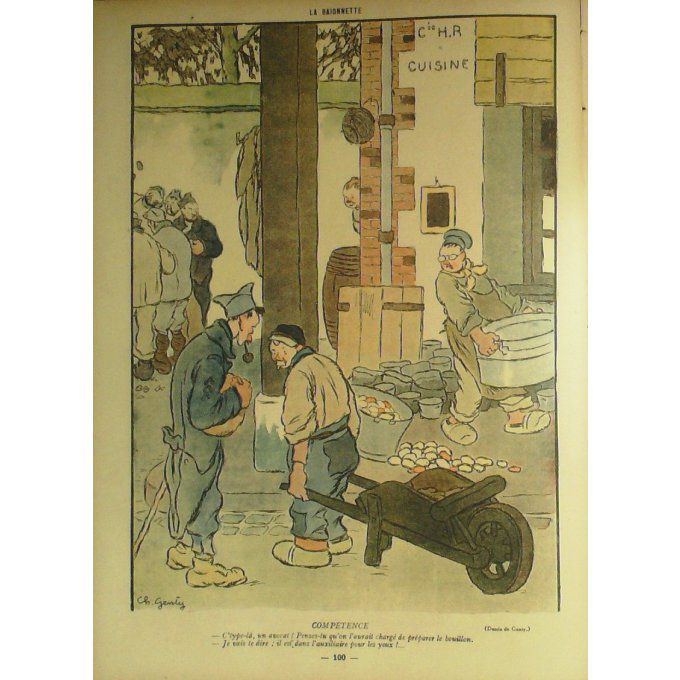 La Baïonnette 1918 n°137 (Bourreurs de cranes) BOFA BATAILLE QUINT RAB BARBE HASS