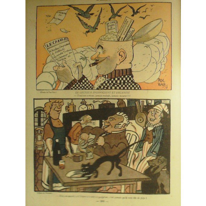 La Baïonnette 1918 n°137 (Bourreurs de cranes) BOFA BATAILLE QUINT RAB BARBE HASS