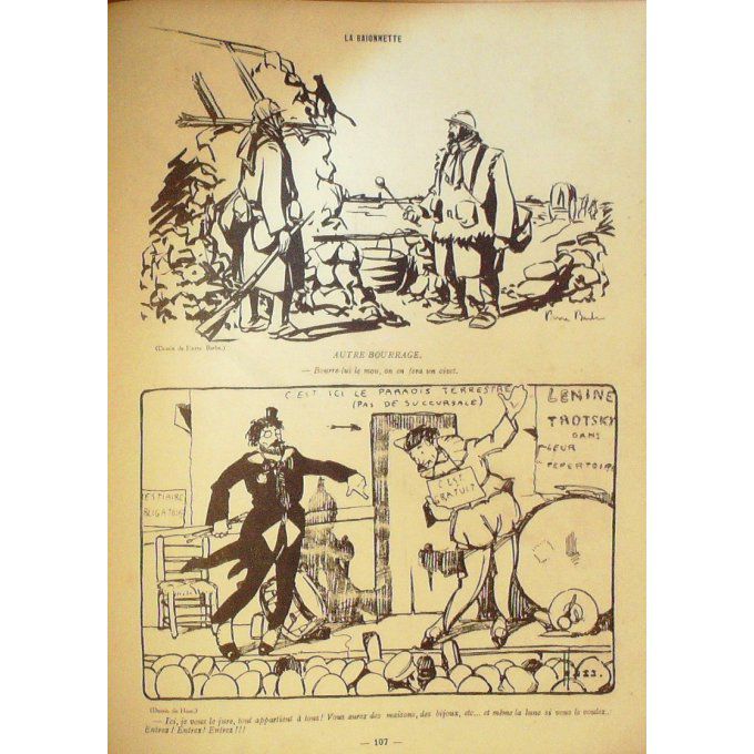 La Baïonnette 1918 n°137 (Bourreurs de cranes) BOFA BATAILLE QUINT RAB BARBE HASS