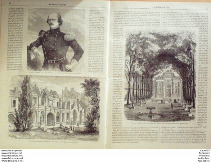 Le Monde illustré 1862 n°276 Orangerie Du Luxembourg Bourges (18)
