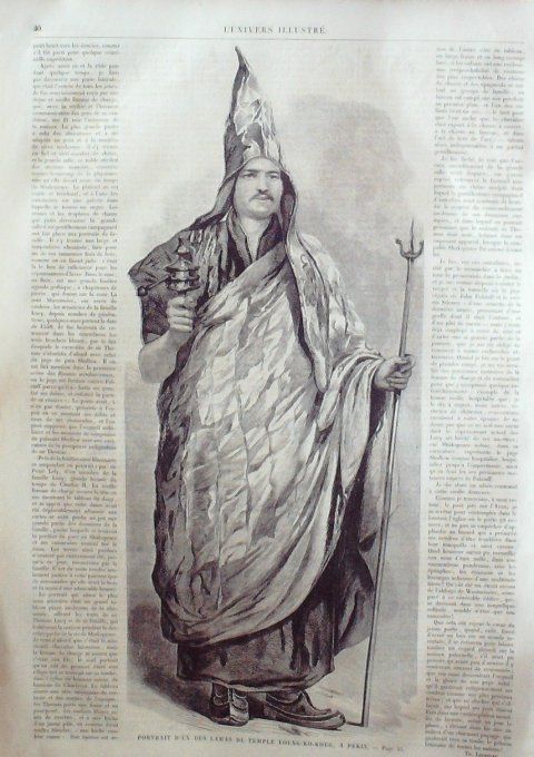 L'Univers illustré 1861 # 138 Chine Pékin Tsu-Kin-Tching Palais d'Empereur Young-Ko-Koug    