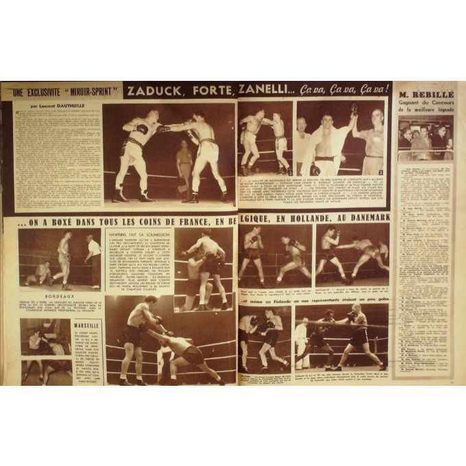 Miroir Sprint 1949 #  138 24 Jan Oreil Ler Lacroix Schmidt Carra Ra France/Australie
