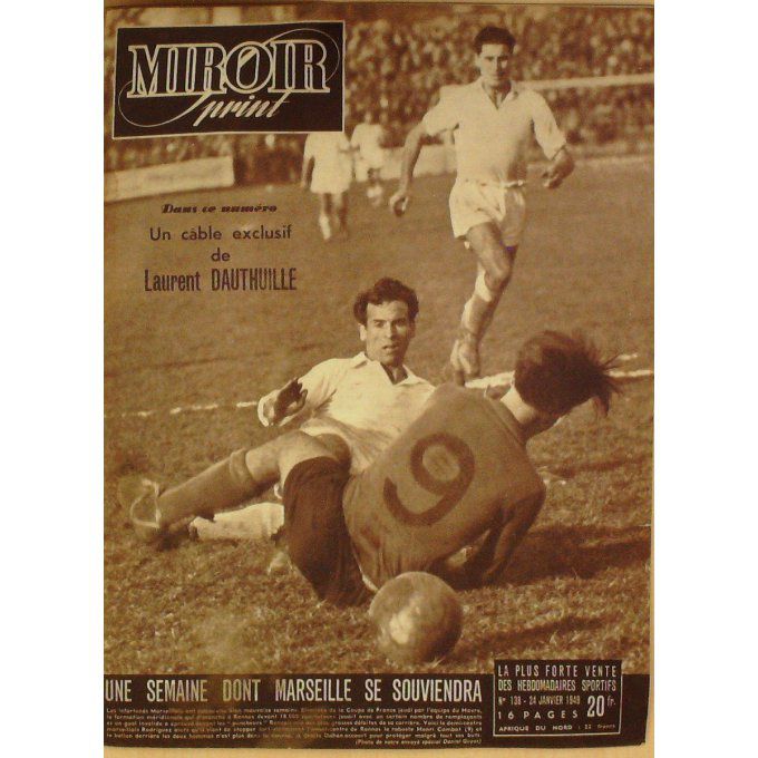 Miroir Sprint 1949 #  138 24 Jan Oreil Ler Lacroix Schmidt Carra Ra France/Australie
