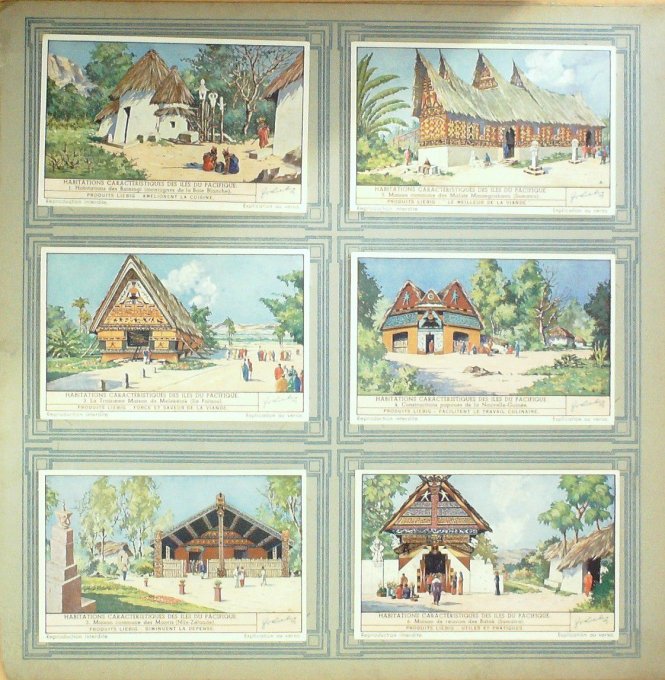 Habitations Des Iles Du Pacifique 1937