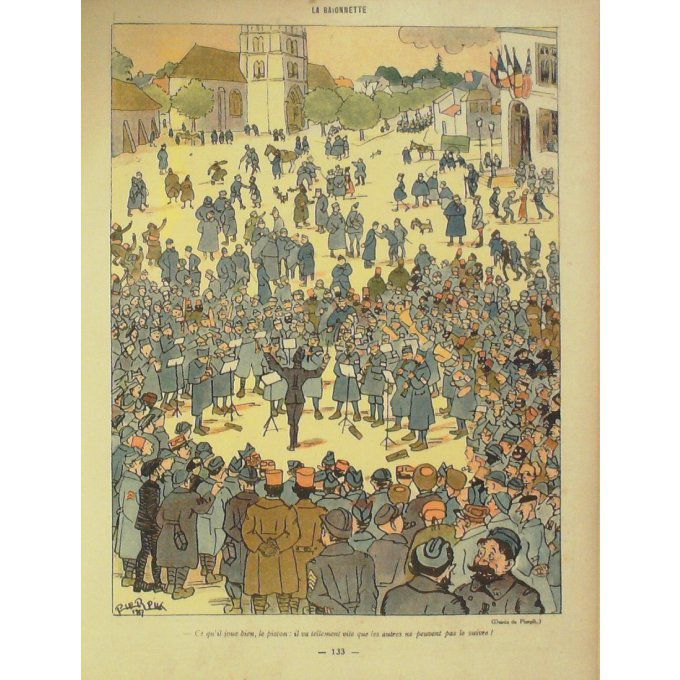 La Baïonnette 1918 n°139 (Tout venant) PIERPIK NAURAC BAILLE IRIBE MANFREDINI