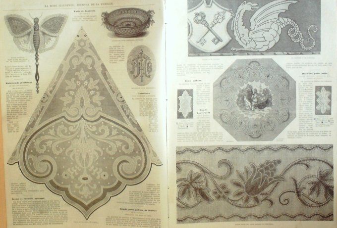 Journal Mode illustrée 1873 # 13 Toilettes de printemps