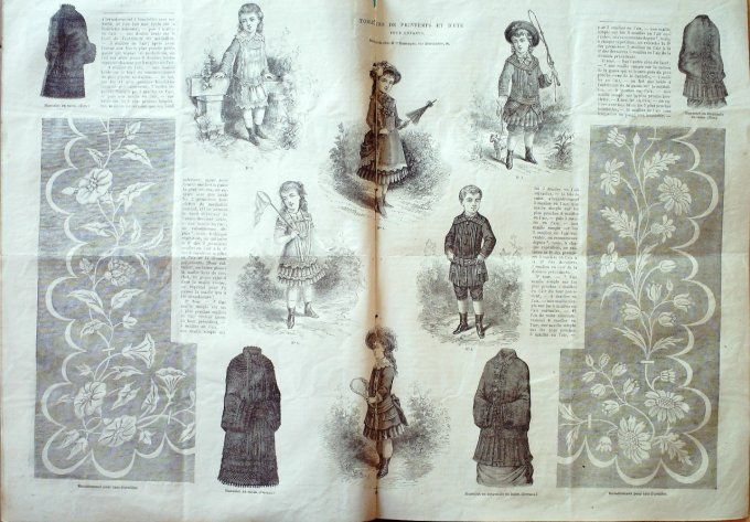 Journal Mode illustrée 1882 # 13 Toilettes de communion