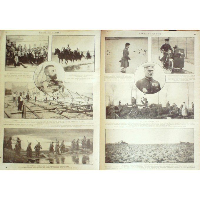 Pages de gloire 1915 n°13 SARYKAMYSCH GOURDON MARUTP(51) NOVOROSSISH