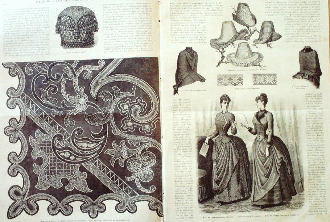 Journal Mode illustrée 1887 # 13 Pardessus de garçon