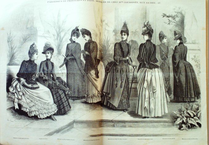 Journal Mode illustrée 1887 # 13 Pardessus de garçon