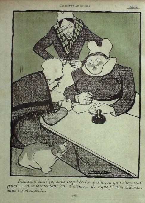 L'Assiette au beurre 1901 n° 13 La catastrophe d'Issy Steinlein Barcet