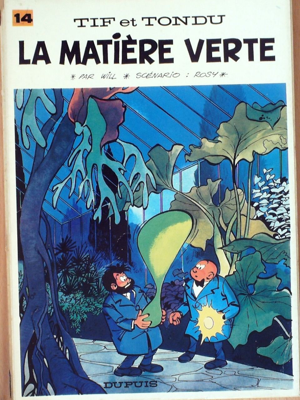 Bd TIF et TONDU-LA MATIERE VERTE-AB 14-Illustrateur DUPUIS 1985