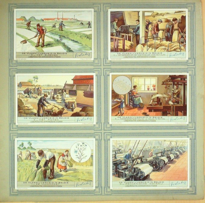 Industrie Du Lin En Belgique 1937