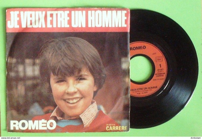 Roméo 45T SP Je veux être un homme 1973