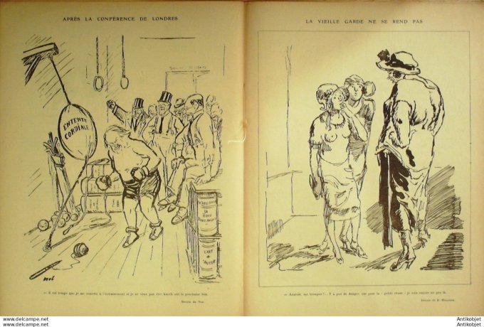 Le Rire 1922-08-26 # 186 Journal humoristique Ed.Originale Vieille garde