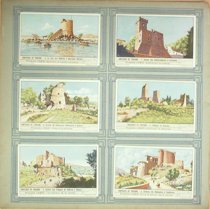 Chateaux De Toscane Italie 1938