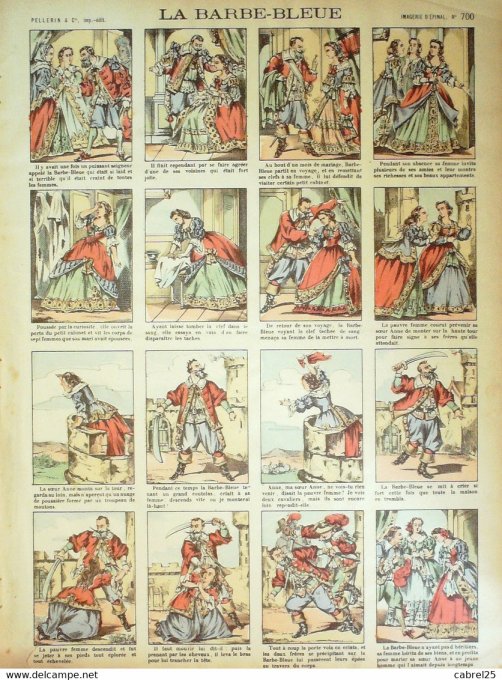 La Barbe Bleue (Pellerin d'epinal)