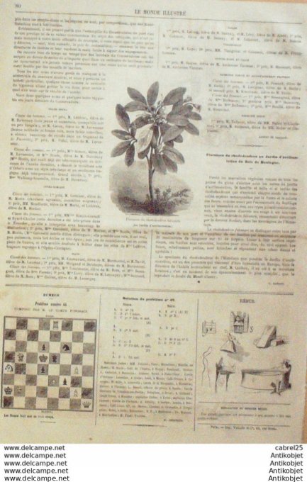 Le Monde illustré 1862 n°277 Mexique Rio-Atoyac Vichy (01) Russie Moscou