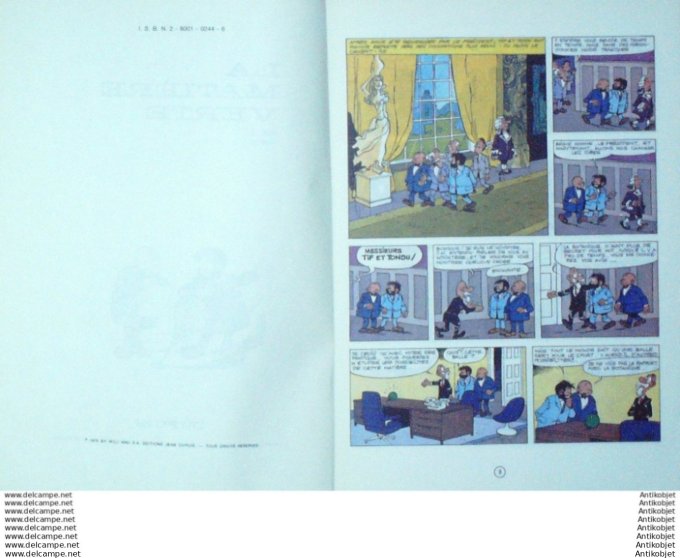 Tif et Tondu La matiere verte # 14 (Dupuis) 1985