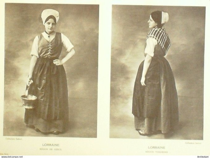 Grand-Est Lorraine Epinal (88) Paysannes  par Ch.Massin XXème