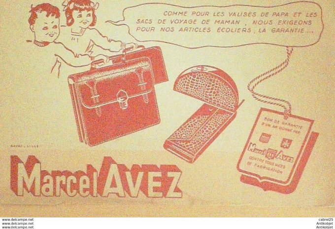 Buvard Marcel Avez Maroquinerie