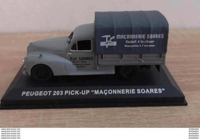 Peugeot 203 Pick-Up Maconnerie Soares 1:43