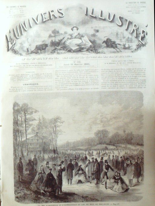 L'Univers illustré 1861 # 142 Ceylan Miligraya Calédonie Pêcheurs Wakash Louisiane Nlle-Orléans