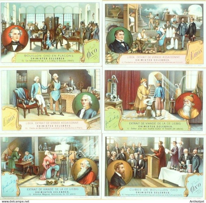 Chromo Liebig Sang 1223 Chimistes celebres (1928)