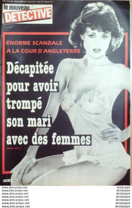 Détective 1984 n° 94 Bulgneville Metz Vix Reims Sissonne Amiens Béziers St-Etienne