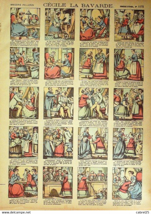 Cecile La Bavarde  (Pellerin d'epinal)