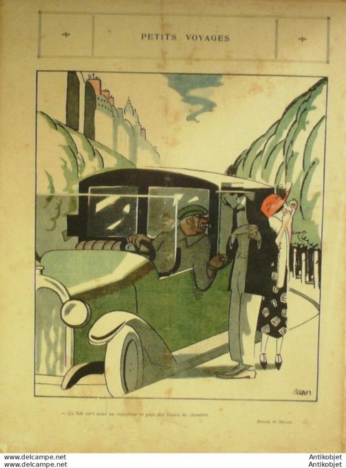 Le Rire 1922-09- 9 # 188 Journal humoristique Ed.Originale Pompe a Phynances