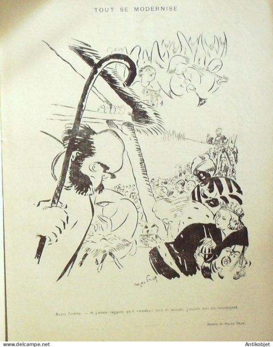 Le Rire 1928-01- 7 # 466 Journal humoristique Ed.Originale Permis de conduire