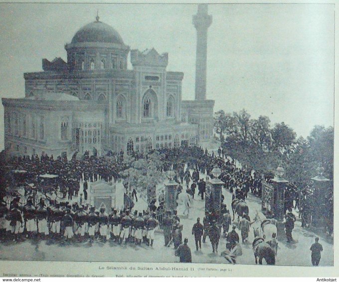 Soleil du Dimanche 1897 n°13 Norvège Fridtjof Nansen sultan Abdul Hamid II