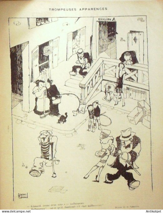 Le Rire 1928-01- 7 # 466 Journal humoristique Ed.Originale Permis de conduire