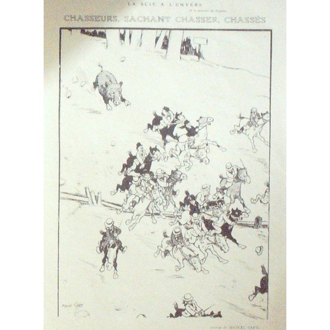 CAPY-CHASSEURS SACHANT CHASSER-1922