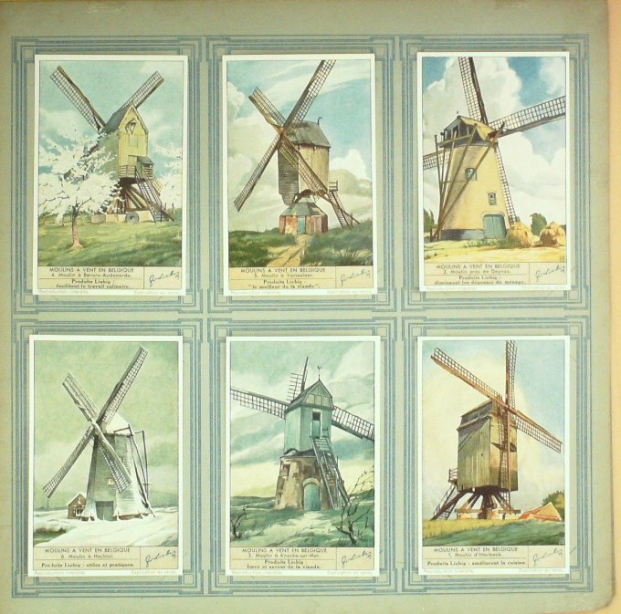 Moulins A Vent En Belgique 1939